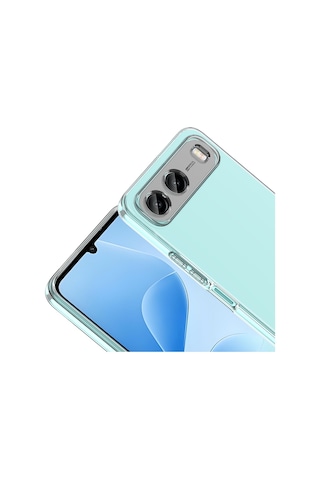 Maks Technology İnfinix Hot 60i 5g Kılıf Mkst Süper Silikon Kapak - Şeffaf