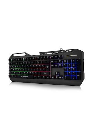 Rampage KB-R73 Usb Kablolu Aydınlatmalı Metal Kasa Gaming Q Klavye