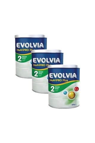 Evolvia Nutripro Plus 2 Devam Sütü 6+ Ay 3 x 800 G