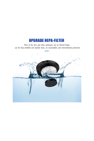 Springsun El Tipi Ev Ve Araç İkili Kullanım 120w 5000pa Güçlü Süpürme Hepa Filtreli Kablolu Süpürge