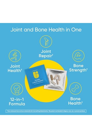 Universal U Mobility & Bone Joint & Cartilage Multivitamin Collagen Turmeric Glucosamine Chondroitin Msm 30 Packs