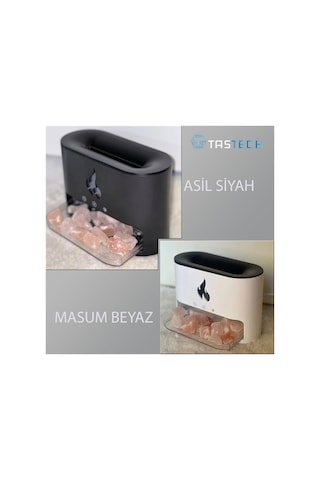 3d Alevli Oda Hava Nemlendirici Himalaya Tuzlu Aroma Difizör 250 Ml Ultrasonik Koku Cihazı