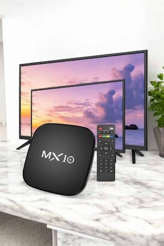 Flzdgnkr Tv Box Android Uyumlu 4 Çekirdekli Wifi Bağlantılı 4k
