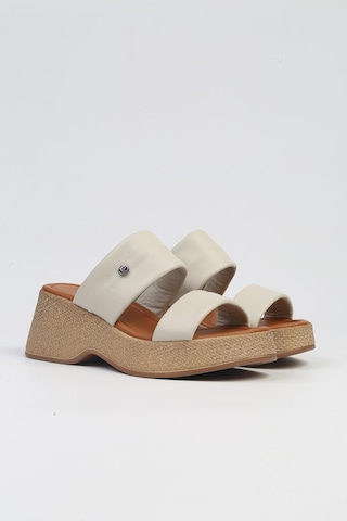 Pierre Cardin Pc-7210- 3807 Bej-kadın Topuklu Terlik Bej