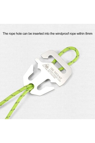 Paslanmaz Çelik Tente Sabitleme Tokası Taşınabilir Hafif Ağır Hizmet Tente İpi Sabitleme Diğer