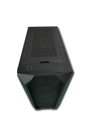 Lunatic Orkinos Mesh Panel Dikey Ekran Kartı Takılabilen 4 Full RGB Fanlı ATX Bilgisayar Kasası