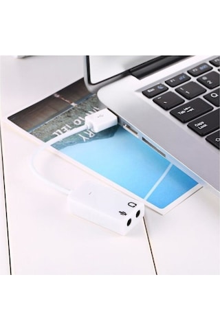 Harici Kablolu 7.1 Usb Ses Kartı 3.5Mm Mikrofon Çevirici Dönüştü