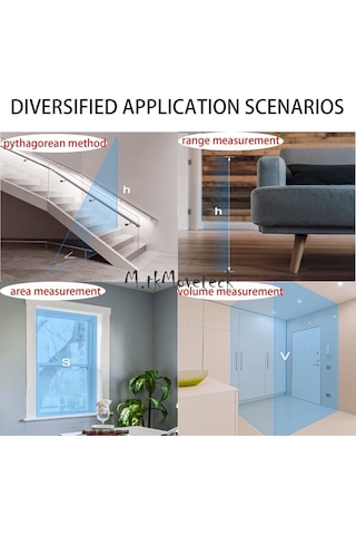 Peeq Earldom Ls-p Lazer Dijital Mesafe Ölçer 40 M