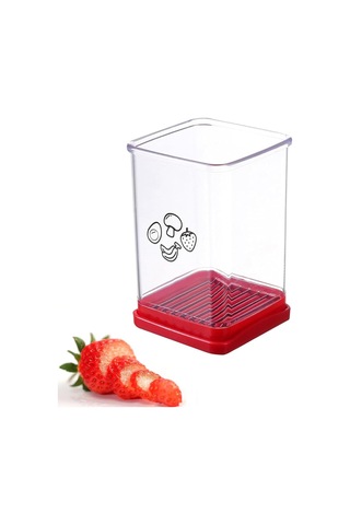 Meyve Dilimleyici, Çilek Dilimleyici, Sert Haşlanmış Yumurta İçin Paslanmaz Çelik Yumurta Dilimleyici 1 Parça