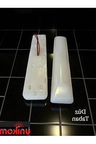 10'lu Paket 20cm, Düz Taban Led Aydınlatma Modülü, Gün Işığı 3000k 01G Taba