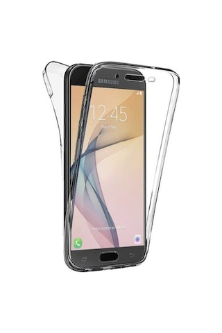 Samsung Galaxy Uyumlu J7 Prime 360 Derece Kilif Kristal Silikon Seffaf 304619603