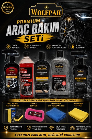 Premium Araç Bakım Seti Komple Araç Temizlik Ve Koruma Paketi