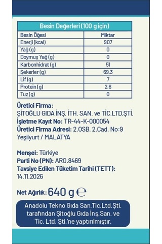 Anadolu Teknogıda Aronya Reçeli 640 G