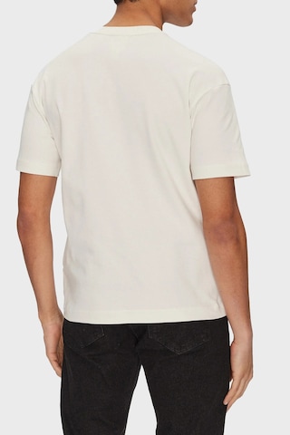 Calvin Klein Erkek T Shirt K10k112487 Yas Beyaz Beyaz