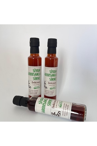 Edovital Doğal Siyah Sarımsaklı Sirke 250 ML