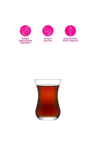 Lav Ajda Cam Çay Bardağı 6 Kişilik 165 ml