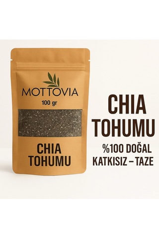 Chia Tohumu 100 Gr Orijinal, Katkısız, Elenmiş