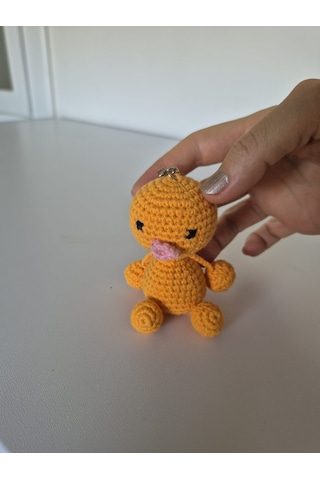 Amigurumi Ördek Anahtarlık Sarı