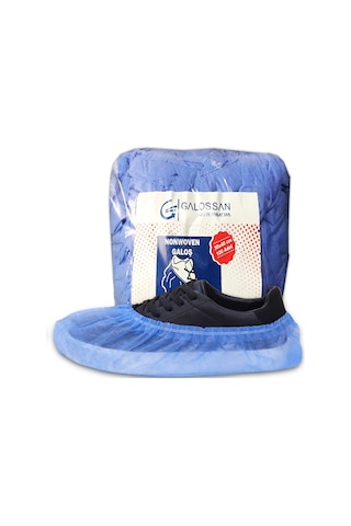 Galoşsan Kaymaz Tela Galoş Mavi 100 Adet