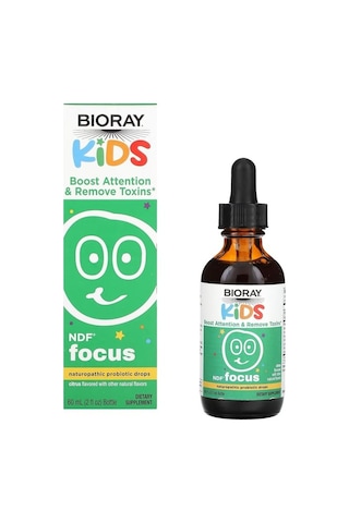 Bioray , Kids, Ndf Focus, , 2 Fl Oz 60 Ml Usa Vers
