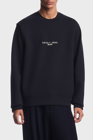 Emporio Armani Logolu Pamuklu Regular Fit Bisiklet Yaka Sweat Erkek Sweat Em007352 Af10013 Mb844 Lacivert
