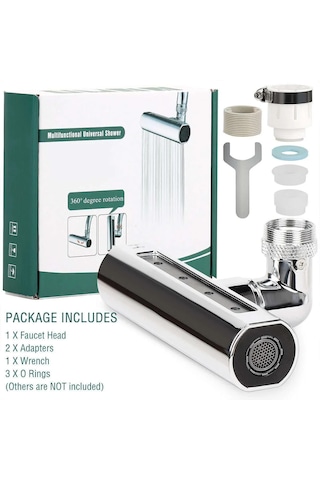 Mutfak Musluğu Püskürtme Başlığı 4in1 Standart