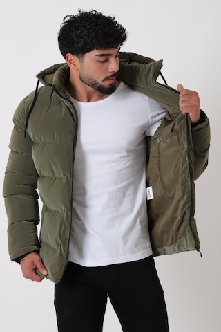 Cep Fermuarlı Armalı Nova Kışlık Şişme Mont Pldp 2959-nm 50451 Haki