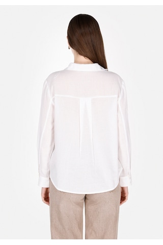 Colin's Colins Regular Fit Shirt Neck Düz Kadın Beyaz Uzun Kol Gömlek Cl1073700 Q1.v1 Wht Beyaz
