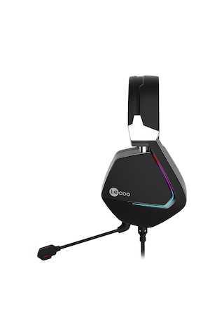 Lecoo HT402 USB Kablolu Surround 7.1 RGB Çıkartılabilir Mikrofonlu Kulak Üstü Gaming Kulaklık