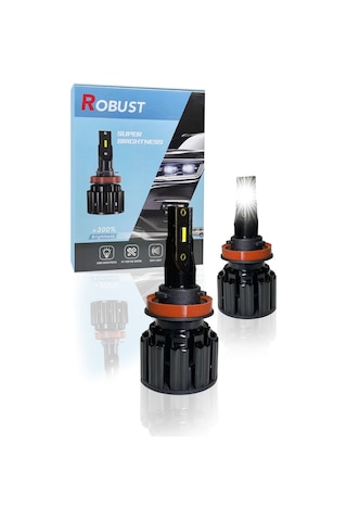 Robust Led Xenon H11 S8 15.000 Lümen 50 Watt Csp 12v-24v Uyumlu
