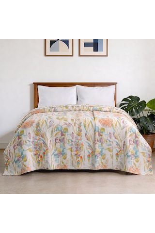 Aryıldız Home Agatha Tek Kişilik %100 Pamuk Pike 150x220 Cm Renkli