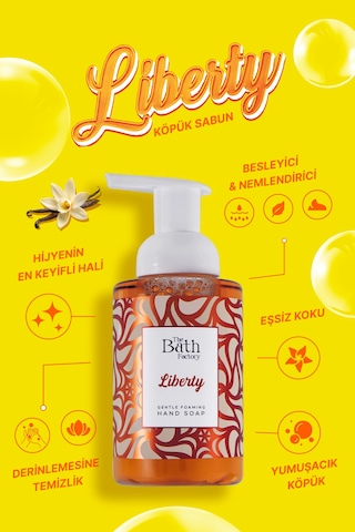 Nemlendirici Arındırıcı Liberty Köpük Sabun 300 Ml