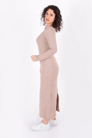 Busem W0011297 Kadın Elbise Koyu Bej