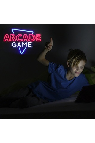 Arcade Game Neon Led Tabela Dekoratif Aydınlatma