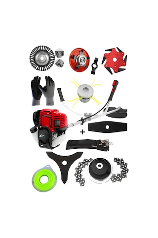 Ablacks R-077 4 Zamanlı Profesyonel Yan Tırpan + 9 Lu Bahçivan Seti 7