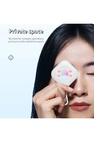 Sones Otel Güvenlik Kamerası Dedektörü Kızılötesi Gözetim Denetçisi Beyaz Beyaz