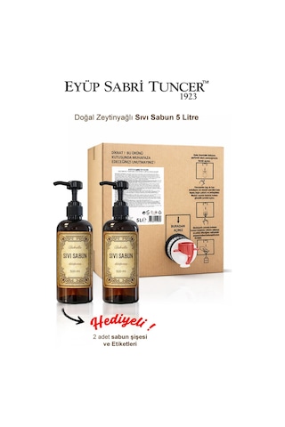 Eyüp Sabri Tuncer 5 Litre Sıvı Sabun Ve 2 Adet Yedek Şişe Diğer