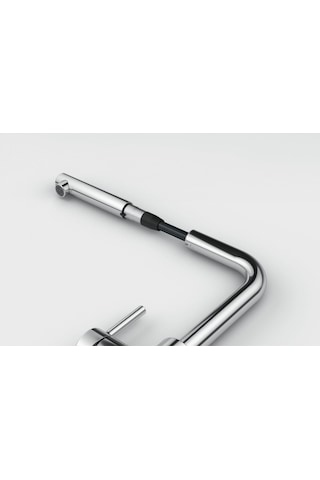 Franke Maris MRX 110-70 Tek Gözlü Eviye + Lina L Krom Spiralli Mutfak Eviye Batarya Seti Krom Inox