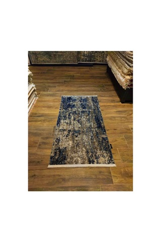 Melange 9503-azure Krem-mavi-kahve Halı Çok Renkli