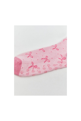 Lc Waikiki Alıta Cıty Farkıyla Lcw Home Pembe Triko Desenli Kadın Soket Çorap Pembe - 927083118 Pembe