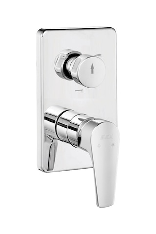 Eca Niobe Ankastre Gömme Banyo Bataryası Duş Seti Tüm Parçalar Dahil Tavandan Krom