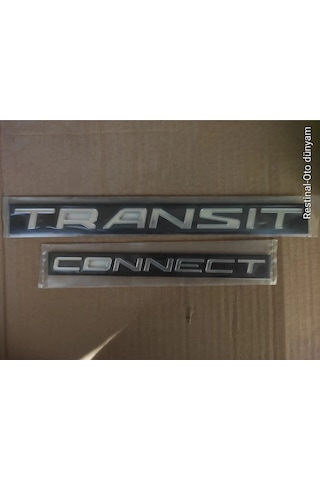 Transit Connect Bagaj Yazısı Yeni Kasa Transit Connect 2li Takım Yeni Model Bantlı Oto Logo Aksesuar