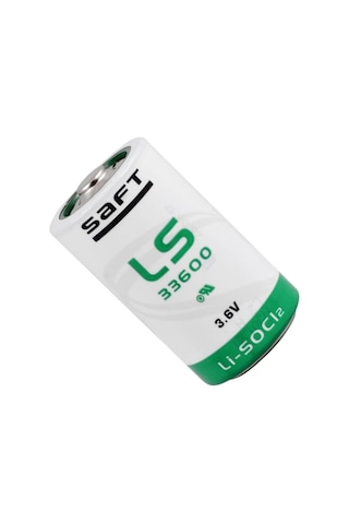 Saft LS33600 D Size 3.6 V Li-SOCI2 Lityum Pil
