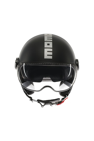Momo Kask/fgtr Evo Mono Matt Black/sılver Çok Renkli