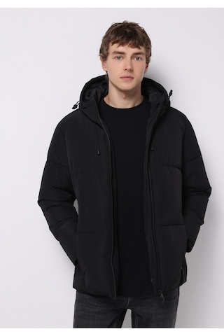 Colins Slim Fit Erkek Siyah Mont Cl1076713 Q1.v1 Blk Siyah