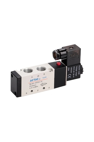 Airtac 4v21008b Dc24v 1/4" Pt 4v Serisi Solenoid Valf Düşük Sürtünme, Uzun Ömürlü