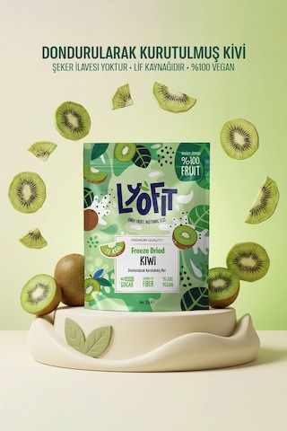 Lyofit Food Freeze Dried Kivi 20 G