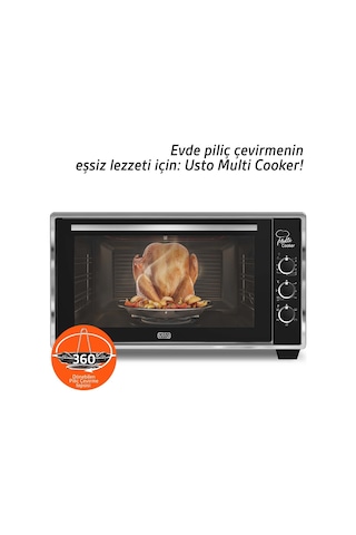 Usto 2105 Airfry Özellikli Multi Cooker 50 LT Midi Fırın