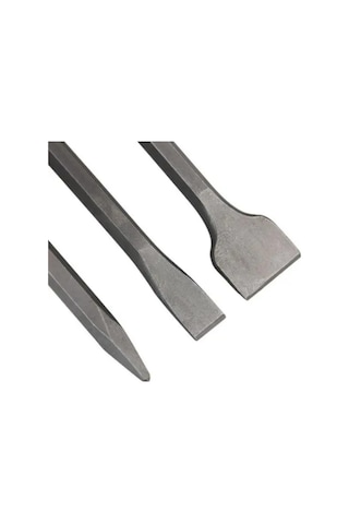 Mucit Home 3 Parça Beton Tuğla Duvar Kırma Delme Hilti Uç 25 Cm Keski Murç Seti