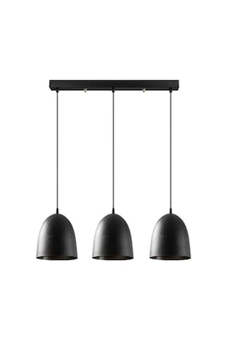 Modern Metal Gövdeli 3'lü Sarkıt Avize Mutfak Ve Salon İçin E27 Uyumlu, Siyah-6173 Diğer